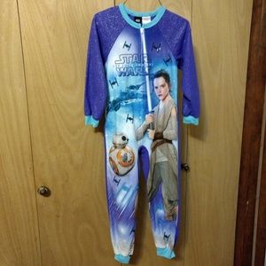 Star Wars onesie pajamas size 7/8